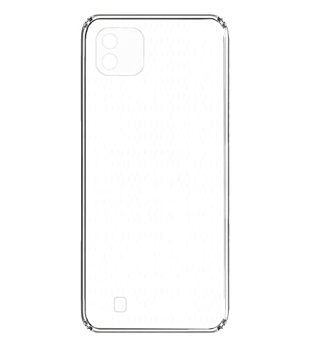 Image of Soft Flexible Silicone Back Cover Compatible with Realme C20, Transparent Case