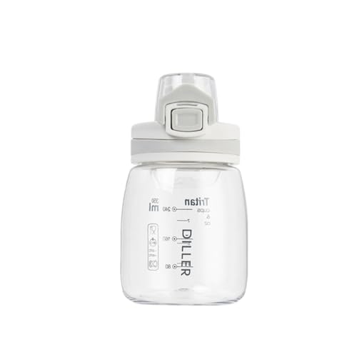 水筒 おしゃれ ミニ水筒 350ml 550ml ストロー ボトル ウォーターボトル BPAフリー スポーツボトル 高い密封性 直飲み クリアボトル 軽量 耐冷耐熱 冷水筒 ワンタッチオープンタイプ 目盛り 給水 自転車用 サイクリング 蓋付き 漏れ防止