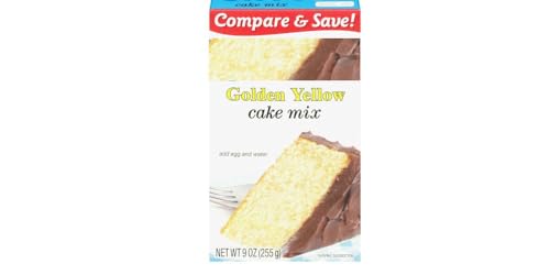 Golden Yellow Cake Mix, 9 Oz Box, [4 Pack]