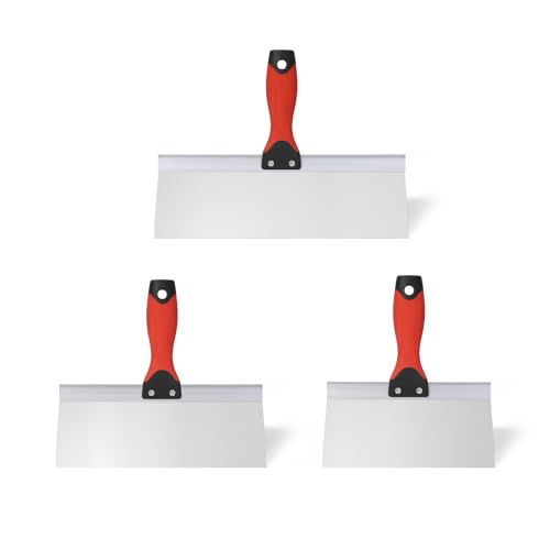 Stainless Steel Drywall Taping Knives (3 PCS)