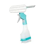 Bothyi Window Cleaner Versatile for Home Use 250ml Water Tank Handheld Glass Wiper Glass Clean Tool for Bathroom Showers Countertops