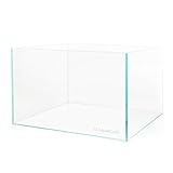 Ultra Clear Glass Fish Tank, 16 Gallon，6mm Thickened Rimless Aquarium Tank Low Iron, Large Big Aquarium 23.6in x11.8 in x14.2in