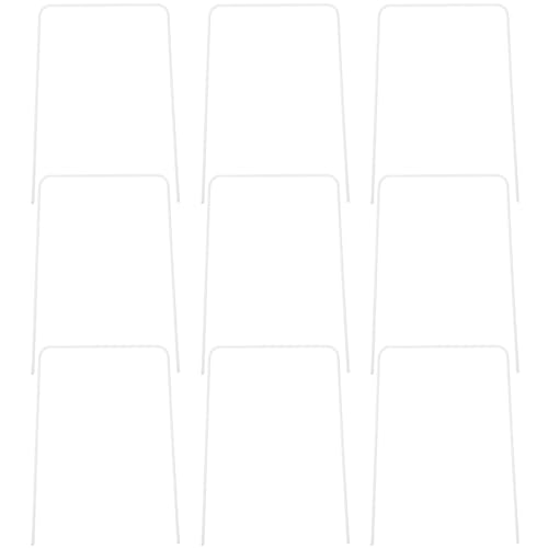 BESPORTBLE Croquet Gateball Game 9pcs Square Wickets Set Metal Croquet Gate Replacement