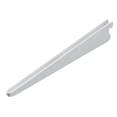 Organized Living freedomRail Bracket for Wood Shelves, 12.5-inch - White