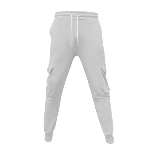 Cargo Work Pants for Men Construction Tactical Work Casual Stretch Waist with Pockets Baggy Summer Big and Tall Trousers3