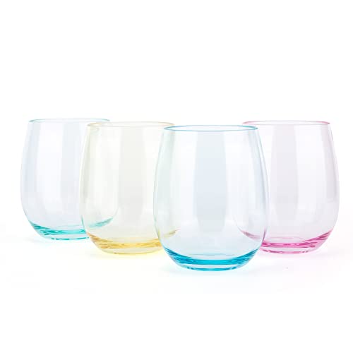 KX-WARE Acrylic Wine Glasses 18oz
