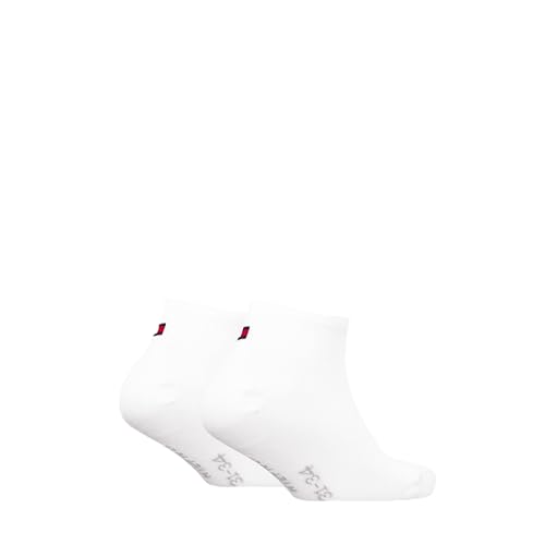Tommy Hilfiger Mixte Enfant Sneaker Chaussettes, Blanc, 27-30 EU