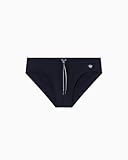 Emporio Armani Men's Satin Label Brief Blue L