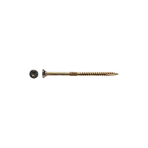 Big Timber 5YTX93#9 by 3-inch T-25-drive bit Gold Star Flat Head Interior Screws,(390 per Box)