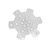 Qraatosi Snowboard Stomp Pad Skis Board Sticker Clear Anti Slip Surface Stability Enhancer Material Suitable for Beginners Outdoor Use, PETG