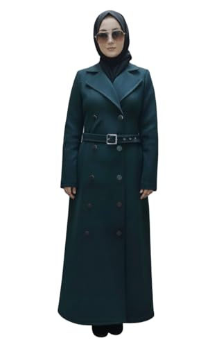 ESKINO Women's Winter Long Coat Slim Waistcoat Broadcloth Bu...