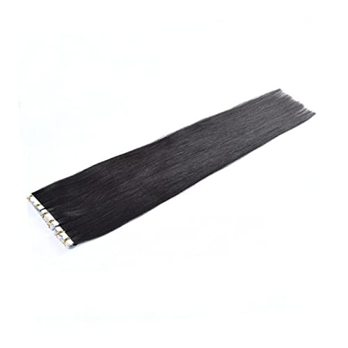 Extension cheveux naturels noirs à bande adhésive DOITOOL 75 cm - 6