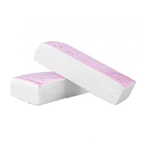 Épilation Bandes de cire épilatoire Outil Nonwoven épilateur pour 100PCS corps du visage Cover