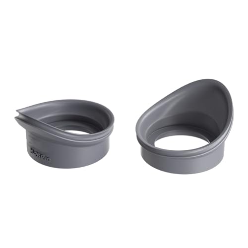 Whltzf Conjunto 2 Piezas Oculares Silicona Cubre Protectores Ojos para Oculares para Microscopio Microscopía Educativa Y Telescopio Usan Las Gafas Antiglare