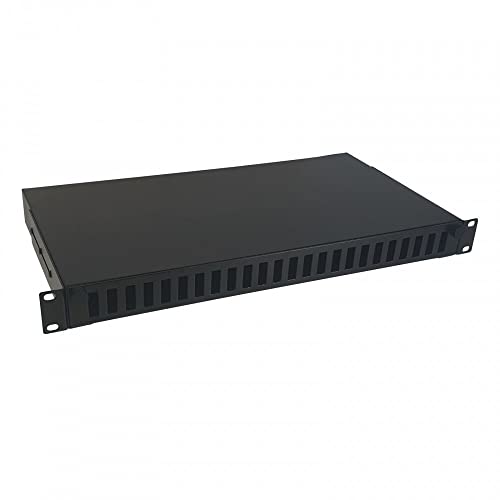 Bandeja Rack fibra óptica 19" 1U distribuidor de 24 conectores SC Televes 533182