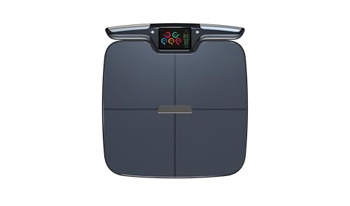 Homerz Smart Scale Pro, Digital Body Scanner Scale, 8-Electrode, Dual Frequency, High Precision, BMI, Body Fat, Muscle Mass, 56 Body Composition Measurements, WiFi/Bluetooth, APP/TFT Display (White)