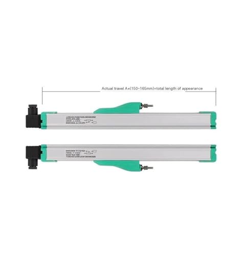Sensor de desplazamiento lineal 150mm con regla de resistencia estable 3