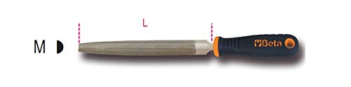 Beta 1719BMA6/M - Lime mezzotonde a taglio mezzodolce, con impugnatura