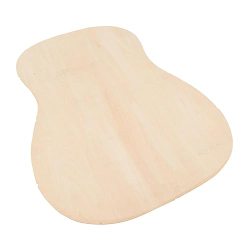 Placage en bois tête de guitare en gourde pour masquer les joints de lutherie
