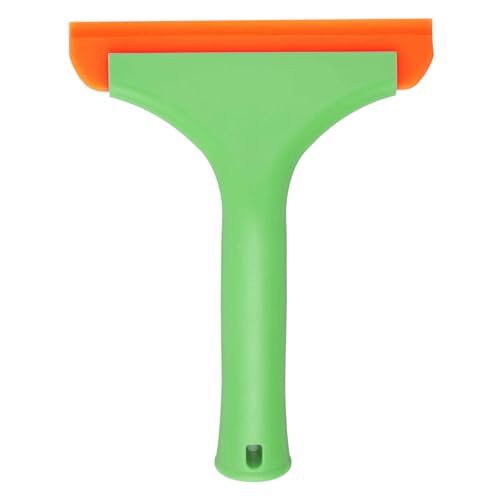 Image of HARFINGTON Squeegee 6 Inch Length Auto Water Blade Shower Squeegee with Non-Slip Handle for Windshield Window Cleaner Glass Door, Green