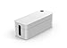 Price comparison product image Durable CAVOLINE Cable Management Box L | Safety Store and Hide Power BLocks and Cables | Made of High Quality Flame Retardant Plastic | Large Box in Grey