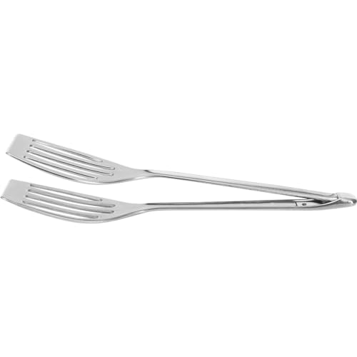 Westmark Separating Chefs Grill Tongs Spatulas 27.5 cm/11 inch, Silver, Material: Aluminium, Can be Seperated into two Spatulas, Tongs for BBQ, J603 - Image 3