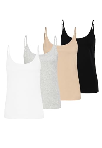 Débardeur fines bretelles femme sous-vêtement camisole basique élégante