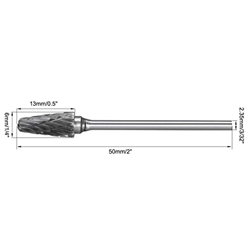 Fresas rotativas de carburo de tungsteno, shank 3/32", 2 piezas miniatura 2