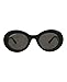 Balenciaga Sunglasses Luxury Eyewear with Round/Oval Acetate Frame Italian Designer Fashion for Everyday Luxury