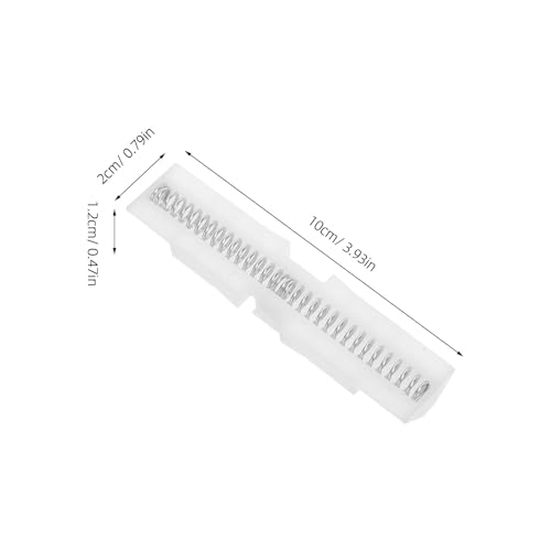 4PCS Bifold Door Spring Slide - Mecanismo Guía con Resorte para Puerta Plegable de Clóset de ABS Compatible con Puertas de 1" a 1-3/8" - Guía de Riel de Herrajes Fácil Instalación miniatura 2