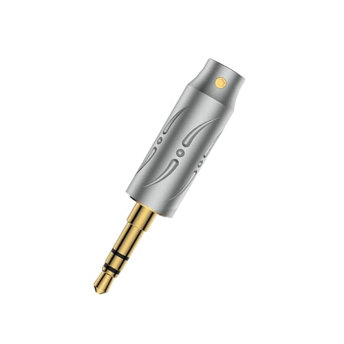 Connecteur TRS 3.5 mm Viborg VH302G mâle à souder plaqué or pour câble casque DIY