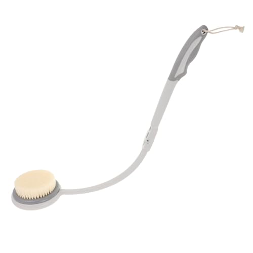 Brosse long manche incurvé plastique poignée ergonomique pliable voyage