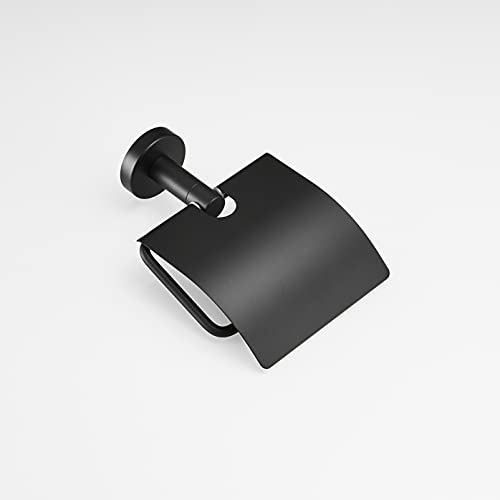 Fumeiao 1Pc Concise Toilet Paper Holder Wall Mount Toilet Paper Holder Bathroom Stainless Steel Roll Paper Holders With Cover Bathroom Hardware Rustproof And Waterproof (Color : Brushed) #TOP4