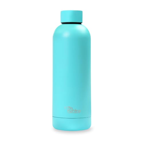 OTTO KONING Botella Agua Acero Inoxidable Térmica 500ml Doble Pared Sin BPA | Acero inoxidable 18/8 alimentario, doble pared con vacío, apta agua café té, antifugas, libre de BPA y ftalatos, ligera