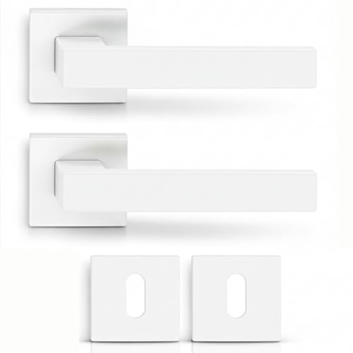 DACAN PROTECTION Maniglie Porte Interne con Rosetta 50 mm, Coppia