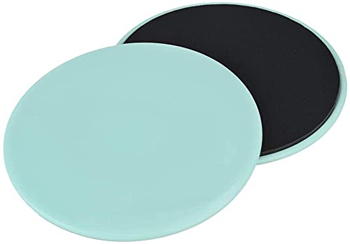 Sliding Gliding Discs - Exercise Sliding Gliding Fitness Disc Fitness Core Slider Sport Full Body Training 2 Pieces, Green