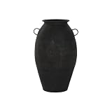 JARRON METAL 34,5X34,5X57 NEGRO