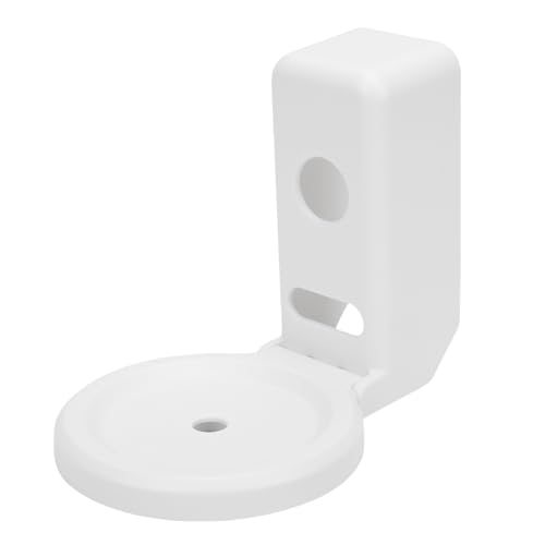 Hamwesh Inteligentny Uchwyt ścienny do Głośnika, Oszczędzający Miejsce dla Echo Dot 4 i 5, Wysokiej Jakości materiał ABS z zatyczką na Przewód i łatką samoprzylepną do Domu, łazienki, Kuchni, (WHITE)