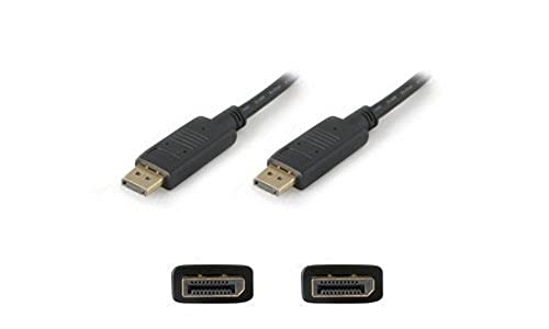 AddOn 5 Pack 3ft DisplayPort Cable - DisplayPort cable - DisplayPort (M) to DisplayPort (M) - 3.3 ft - black (pack of 5)