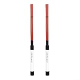 Cajon Drum Brush Set mit Nylonstäben verbessern Ihr Jazz Drumming-Erlebnis (rot)