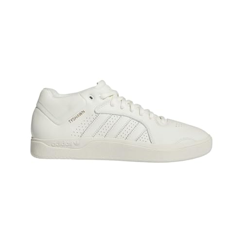 adidas Mens Tyshawn Lace Up Sneakers Shoes Casual - White - Size 11.5 M