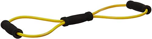 Cougar Figure 8 Shaped Latex Resistance Yoga Band for Chest, Arm & Shoulder Stretch Exercise Equipment (Heavy)