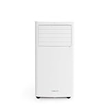 CREATE SILKAIR DUAL CONNECT 12000 / Mobiles 4-in-1-WLAN-Klimagerät 12000 BTU mit Wärmepumpe / mit Absaugset für Schiebe- und Klappfenster, bis 26m², 56L, 1350W