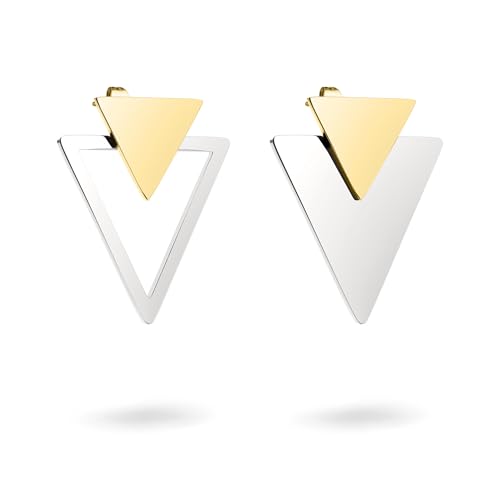 Liebeskind Berlin Ohrringe LJ-1539-E-23 Bicolor Silber, IP Gold