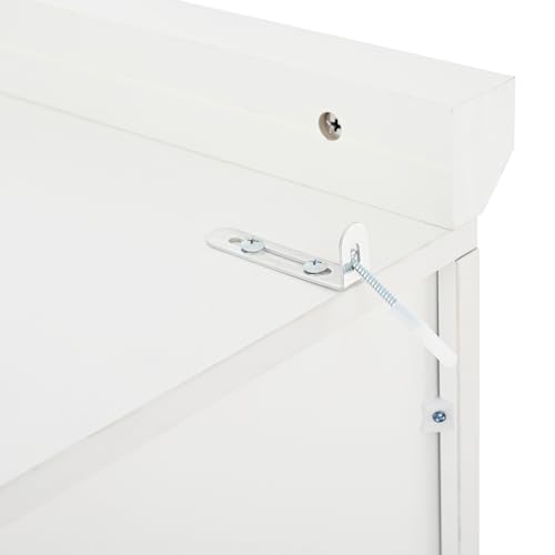 Image of Ball & Cast 71″Tall Kitchen Pantry Cabinet with 8 Pull Out Trays & 4 Doors,Versatile Farmhouse Wood Pantry Storage Cabinet w /2 Doors Shelves and Adjustable Shelves for Kitchen,Dining Room,White