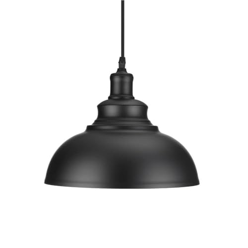 Chandelier lámpara colgante industrial de hierro negro con diseño exclusivo de techo