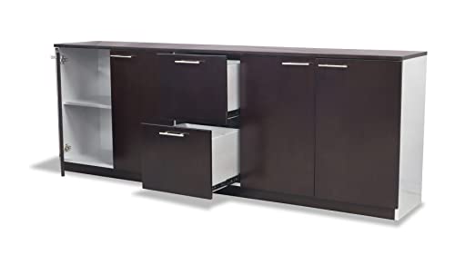 Zuri 727908887655 Furniture Reagan Modern Polished Cabinet Credenza thumb #4