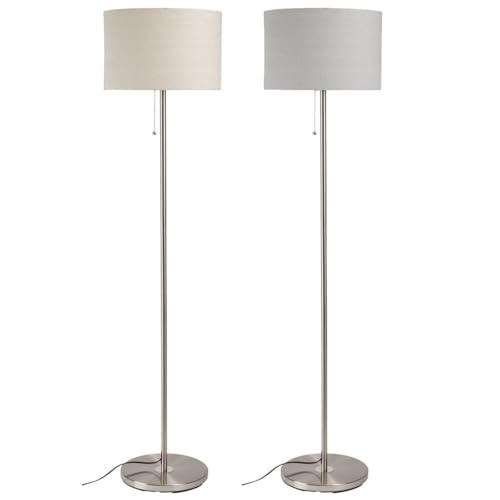Lámpara de pie de metal 150 cm (2 unidades) para iluminar eficazmente espacios amplios