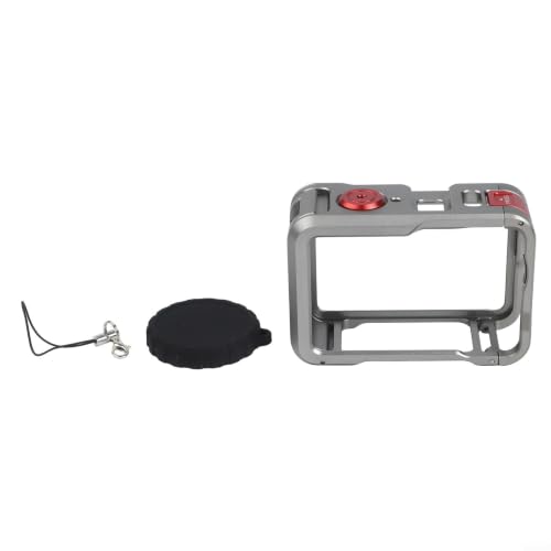Jaula aluminio Dji Action 6 antichoque con marco protector de lente 7