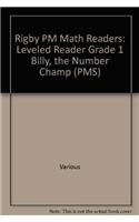 Paperback Rigby PM Math Readers: Individual Student Edition Green Billy the Number Champ Book
